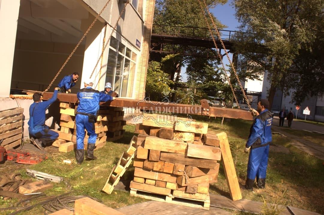 Такелажные работы по погрузке, перевозке и размещении нестандартного лабораторного оборудования